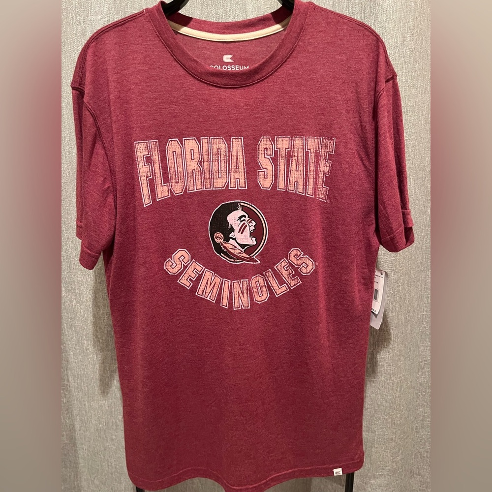 Colosseum Men’s Florida State Seminoles Garnet Virtual Reality T-Shirt